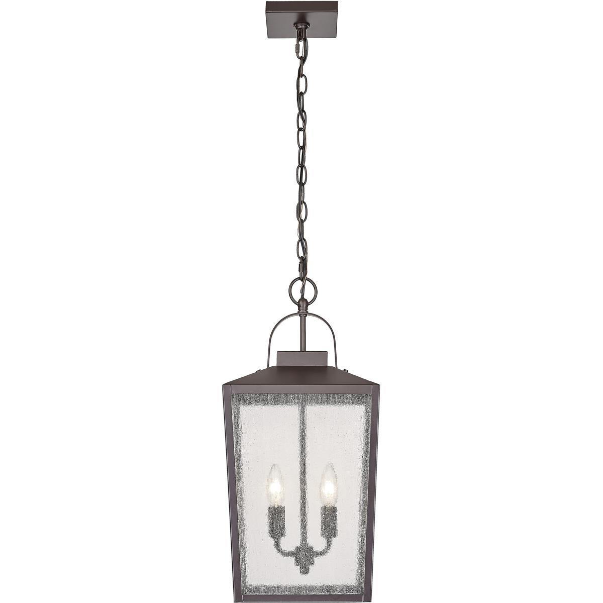 Millennium Lighting 42655-PBZ Devens 2 Light 10 inch Powder Coated Bronze Outdoor Hanging Lantern